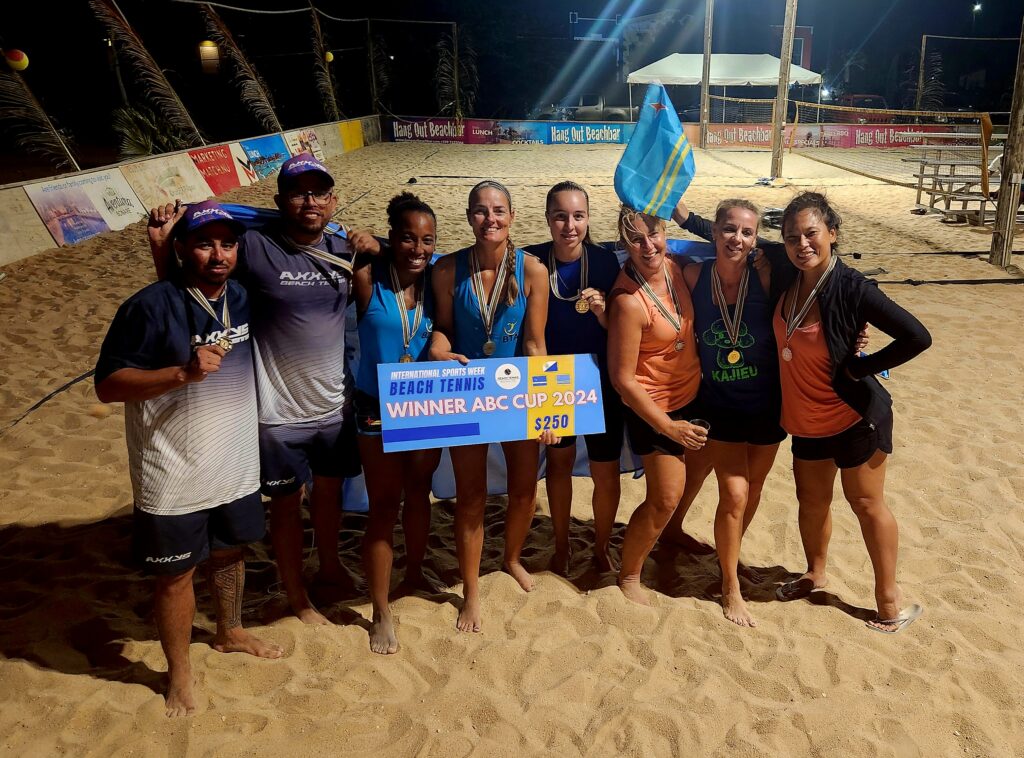 Aruba Excels Once Again in the Second Annual ABC Beach Tennis Cup